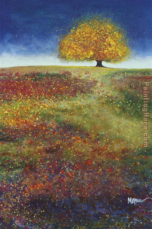 Dreaming Tree in the Field of Magic painting - Melissa Graves-Brown Dreaming Tree in the Field of Magic art painting